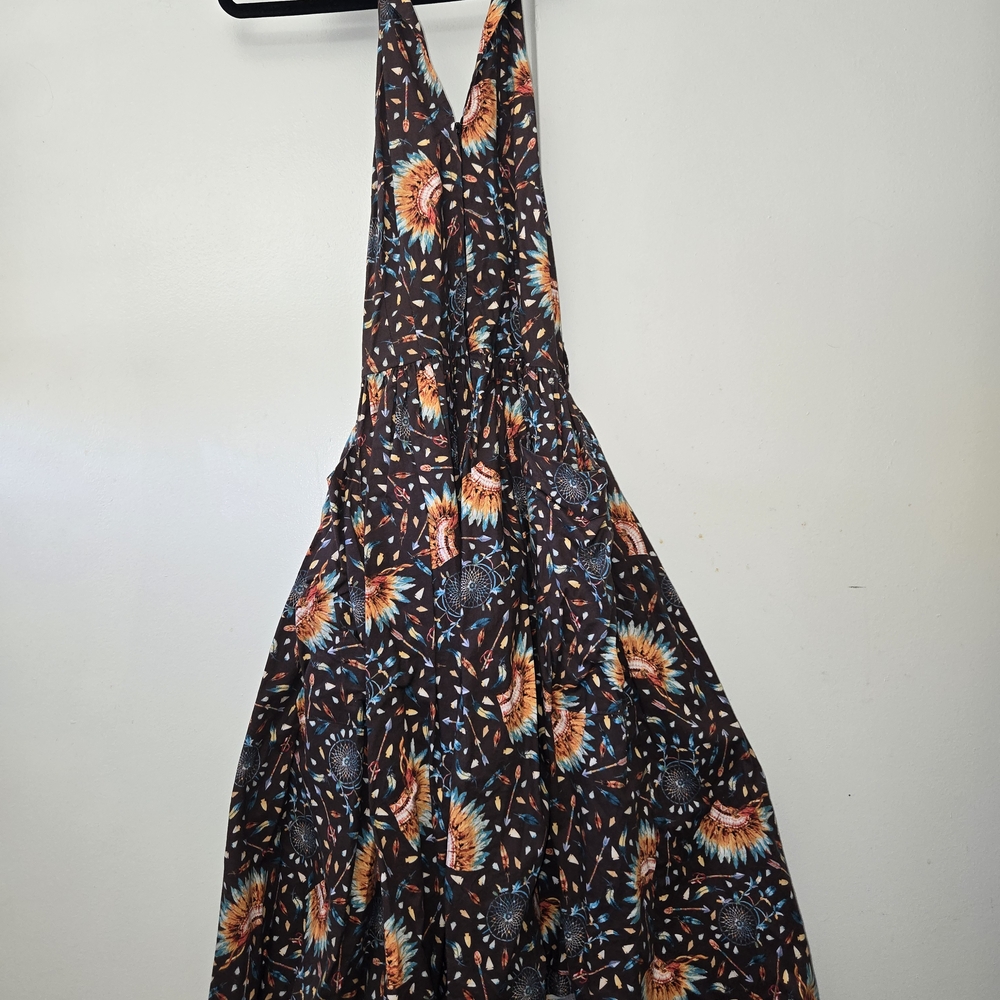 Bernie Dexter Vibrant Floral Backless Dress